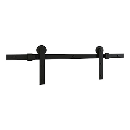National Hardware National Hardware Builder 72 in. L Matte Black Steel Barn Door Hanger Kit 1 pc N700-001